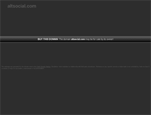 Tablet Screenshot of altsocial.com